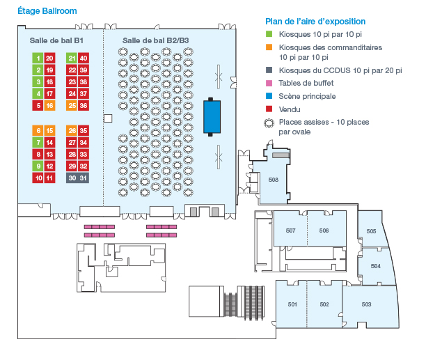 IOS 2025 Sponsorship Guide Exhibit Hall Map