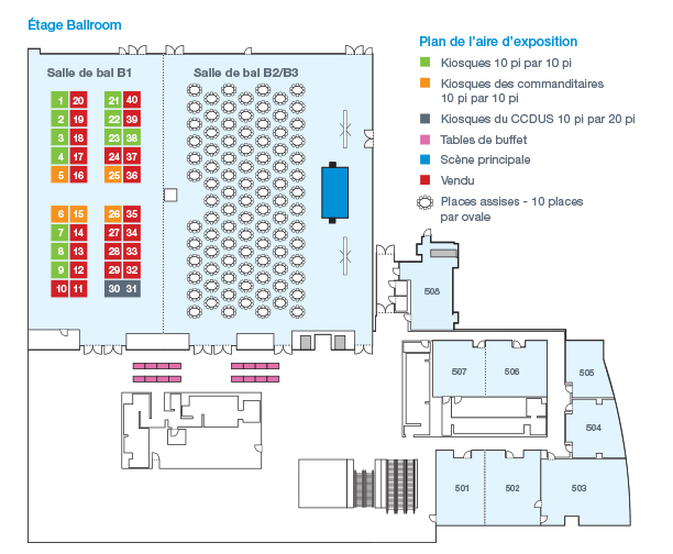 IOS 2025 Exhibit Hall Map