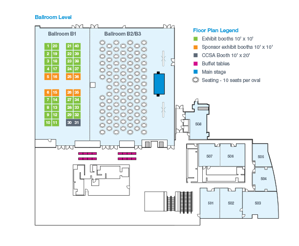 IOS 2025 Exhibit Hall Map